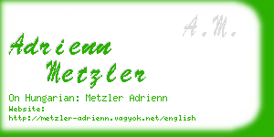 adrienn metzler business card